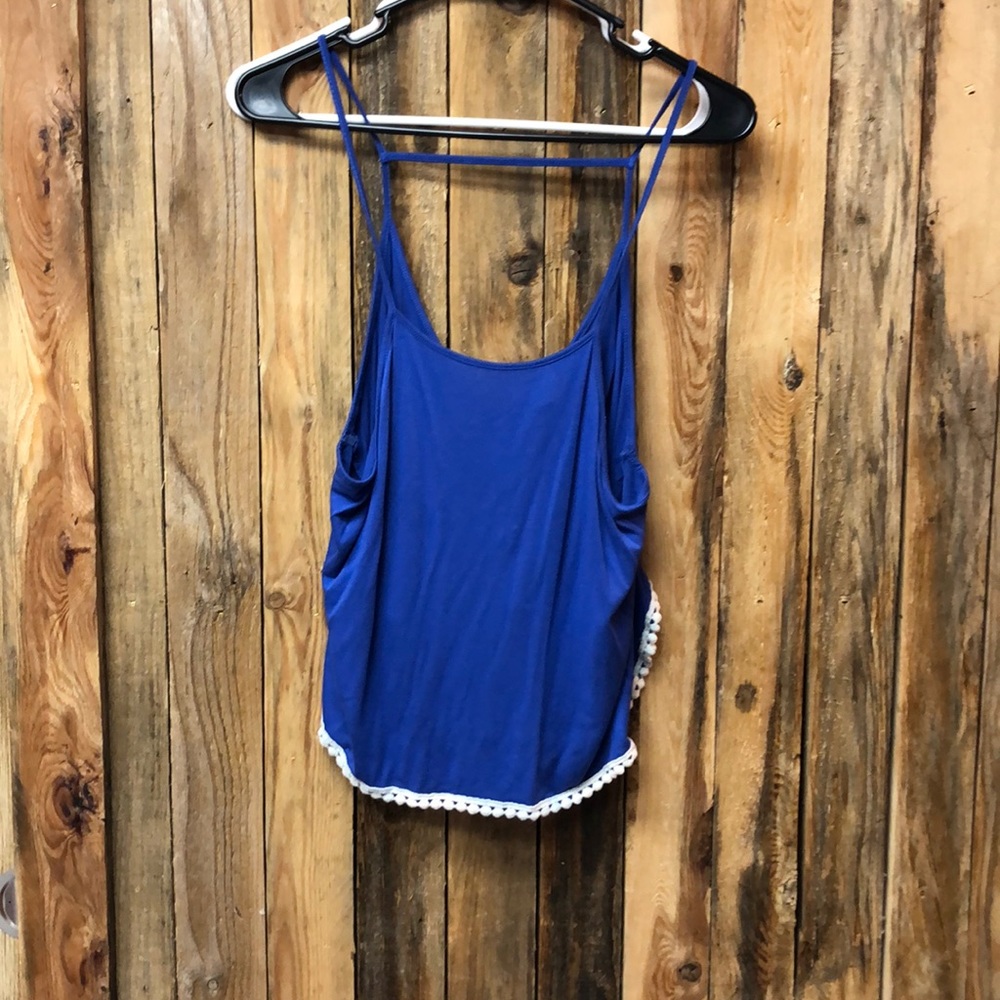 Blue tank